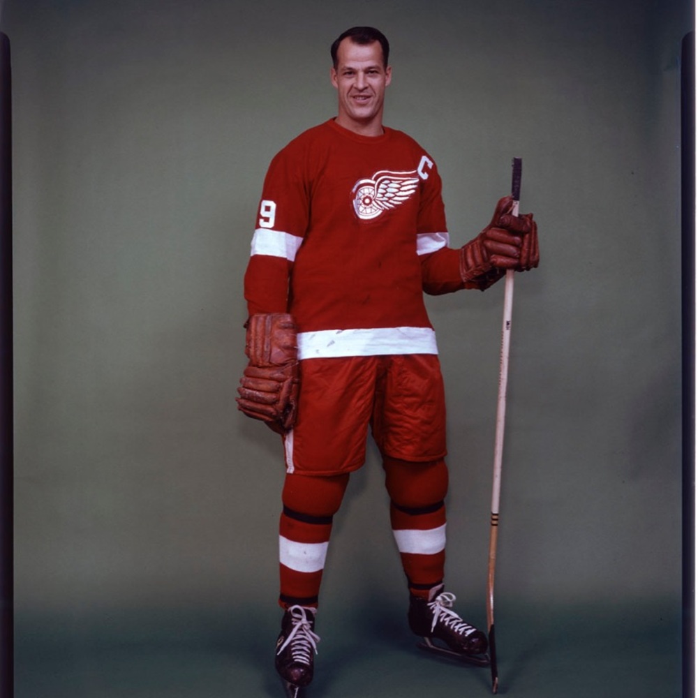 Gordie Howe Detroit Red Wings Mitchell & Ness 1960 Blue Line Authentic Jersey - Picture 3 of 11